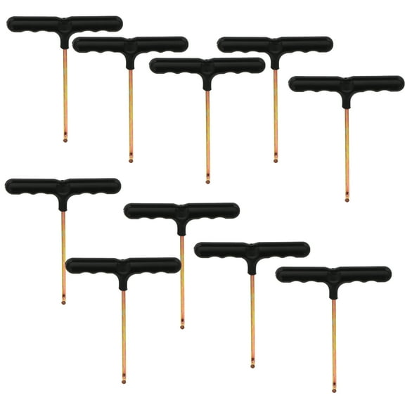 Monyance Spring Hook Trampoline Spring Tool 10Pcs T-Hook Accessories(5.31X4.53X0.39Inches)