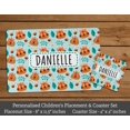 thumbnail image 2 of Printtoo Kids Placemat & Coaster Set Personalized Gift Kids,Birthday Christmas Gifts For Boys,Cats-8x11.5 Inch, 2 of 5