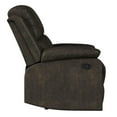 thumbnail image 5 of Relax A Lounger Dorian Recliner in Dark Brown Faux Leather Upholstery, 5 of 11