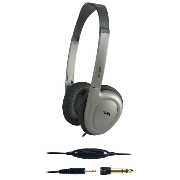 Cyber Acoustics Black Stereo Headphones