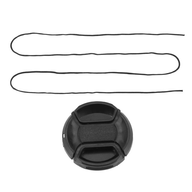 Tapa de lente frontal universal de 49 mm con pinza central para cámara DSLR