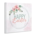 thumbnail image 2 of Happy Easter Round Floral Border Pastel Pink Design Wall Plaque Art, 12 x 12, By Kim Allen, 2 of 6