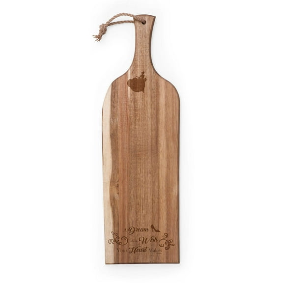 TOSCANA Disney Cinderella - Artisan 24" Acacia Serving Plank, Acacia Wood