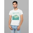 thumbnail image 2 of Wavey Rocky Mountains T-shirt Men's -SelectDesign, 2 of 4