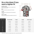 thumbnail image 6 of Mickey Men's Cuban Shirts Casual Button Down Short Sleeve Dress Shirt Summer Beach Hawaiian Shirts Small, 6 of 7