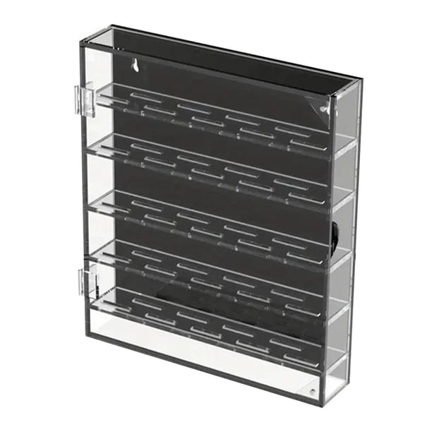 Estuche de exhibición de monedas de desafío, soporte para fichas de póker, protección universal, almacenamiento, regalo Negro