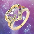 thumbnail image 2 of Anillo Del Día De La Madre Amor Corazón Mamá Anillo De Dedo Anillo De Aniversario Regalo Para Mamá Cateissary AP006762-02, 2 of 5