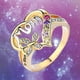 thumbnail image 2 of Anillo Del Día De La Madre Amor Corazón Mamá Anillo De Dedo Anillo De Aniversario Regalo Para Mamá Cateissary AP006762-02, 2 of 5