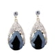 thumbnail image 1 of Pendientes de lágrima colgantes con de imitación de cristal triangulares exagerados para mujer, blancos / / bule / rojos Yinane  Pendientes vintage, 1 of 5
