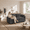 Dark Gray, variant on Asofer 75" Comfy Upholstered Sofa Couch, 2 Seater Couch for Living Room, Loveseat with Extra Deep Seats, 2 Pillows, Dark Gray