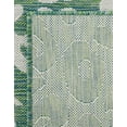 thumbnail image 7 of Unique Loom Outdoor Safari Collection Area Rug - Leopard (13' Square Green Blue/Ivory), 7 of 7