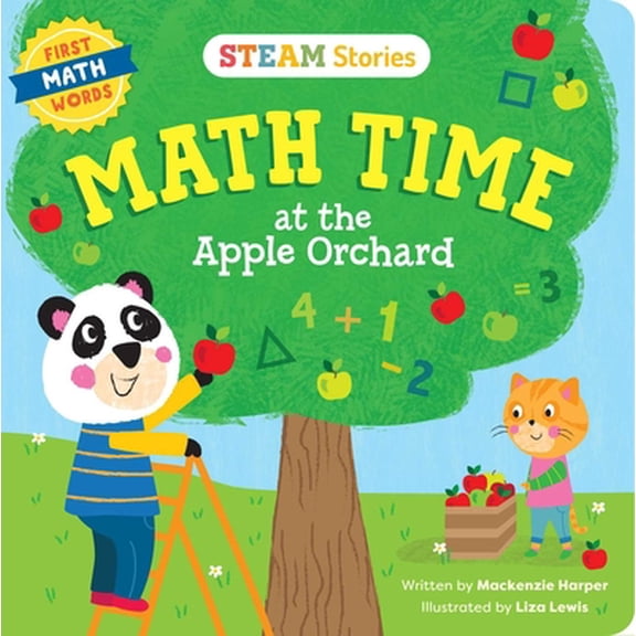 Pre-Owned Steam Stories Math Time at the Apple Orchard! (First Math Words): First Math Words (Board book) 1953344739 9781953344731