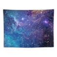 thumbnail image 5 of Fenyluxe  Galaxy Tapestry Blue Starry Sky Tapestry Universe Space Tapestry Wall Hanging Psychedelic Tapestry Mysterious Nebula Stars Wall Tapestry for Living Room Dorm 60x50inch, 5 of 6