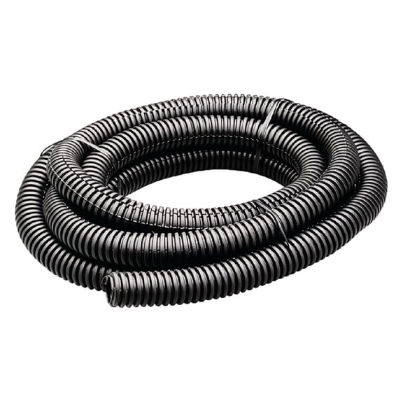 Gardner Bender Split Flexible Tubing Corrugated - Polypropylene - 10 Ft, 0.375 In, Black