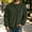 Army Green, variant on 2026 Spring Fall Men's Waffle Rib Crew Neck Sweatshirt, Chest Pocket Drop Shoulder Rib Long Sleeve Loose Pullover Top for Lounge Workout Street Daily Layering