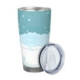 thumbnail image 2 of Salouo Bathtub with Soap Bubbles Print 20oz Tumbler with Lid,Stainless Steel Vacuum Insulated Tumbler Durable Insulated Coffee Mug Thermal Cup with Splash Proof Sliding Lid-Without Straw, 2 of 8