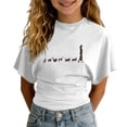 thumbnail image 2 of Vêtements Garçon T-Shirts Graphiques à Col Rond Hauts d'Été pour Filles 5-6 Ans Chemises pour Filles, 2 of 5