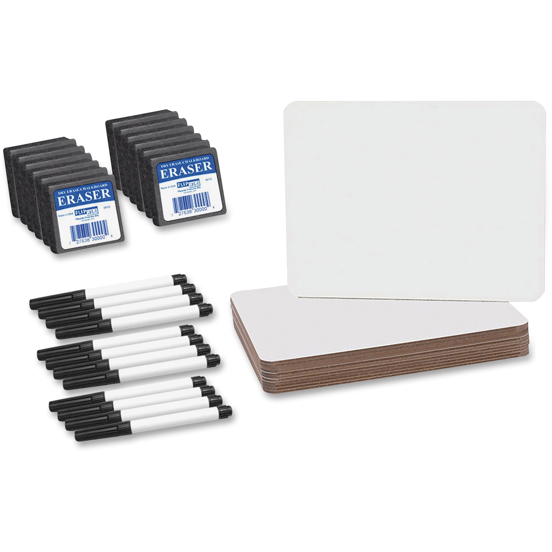 Flipside Dry Erase Board Set Class Pack, 12 / Pack (Quantity) - Walmart ...