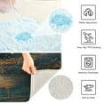 thumbnail image 4 of Toilet Rug Rectangle Bathroom Rugs Non-Slip Soft Plush Machine Washable Contour Bath Mat Golden Tree on River Bank 24x16, 4 of 9