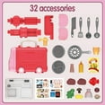 thumbnail image 3 of Adofi 3-in-1 Kids Kitchen Playset for Toddlers Girls, 36 PCS Kitchen Sets Pretend Play Food Toys for Kids Girls, Kitchen Accessories Set Play Kitchen Playset for Kid Toddler, 3 of 9