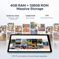 thumbnail image 5 of DOOGEE Tab A9 Pro Android 15 Tablet,10 inch Tablet with Keyboard,20GB+128GB/2TB TF,6580mAh Battery,Quad Core Gaming Tablets,2.4/5GHz,Dual Camera with Case,Mouse,Stylus,Split-Screen,Face Unlock, 5 of 8