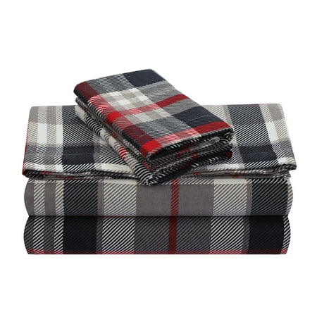 Luxury TWIN 100% Cotton 3 Piece Flannel Sheets Set - Deep Pocket - Warm - Super Soft - Breathable