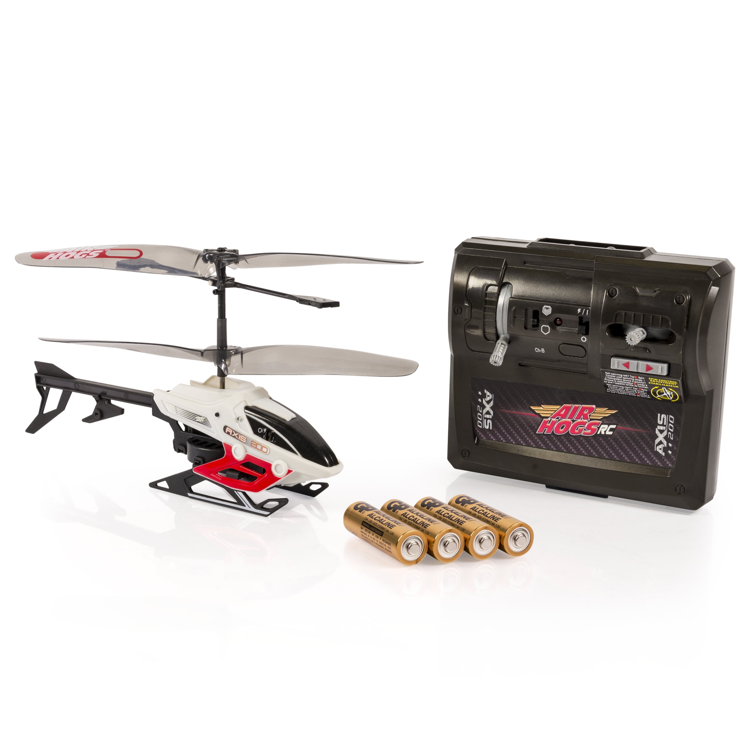 Air Hogs Axis 200 R/C Helicopter with Batteries, Red - Walmart.com
