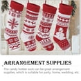 thumbnail image 4 of Bearachild Tejer bolsa de Navidad Envoltura Embalaje Medias de almacenamiento Calcetines elásticos Colgante Colgante Niños Regalo Fiesta Accesorios Dulces Kits de decoración para fiestas Tipo 2 Bearachild HA069962-02, 4 of 6