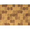thumbnail image 1 of Ahgly Company Indoor Rectangle Checkered Brown Modern Area Rugs, 2' x 4', 1 of 4