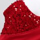 thumbnail image 4 of Vestido sin mangas de lentejuelas para mujer - Diseño sexy con pliegues, tejido de poliéster, para fiestas y ocasiones especiales en la playa, 4 of 5