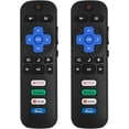 thumbnail image 1 of SURJDE (Lot de 2) Télécommande de Remplacement Uniquement pour Téléviseur Roku Compatible avec TCL Roku/Hisense Roku/Insignia Roku/JVC Roku/Onn Roku/Philips Roku/RCA Roku/Sharp Série Roku Téléviseur Intelligent (Pas pour Roku, 1 of 3