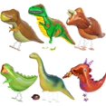 thumbnail image 1 of 6 Pcs Dinosaur Helium Balloon, Dinosaur Balloon, Animal Foil Balloons, Kid's Birthday Animal Balloons, Perfect For Kids Birthday Party, Jungle Party, 1 of 5