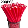 thumbnail image 1 of Summer Savings Qaailabf Disposable Paper Straw Beverage Party Dessert Cake Decoration(200pc), 1 of 2