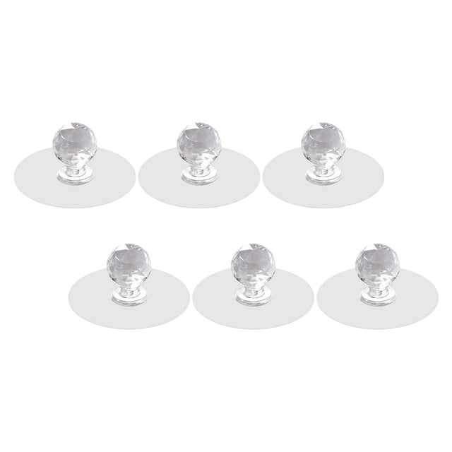 OUNONA 6 Pcs Poignées de Porte Invisibles en Blanc pour Propriétaires de Style Moderne pour une Installation Facile