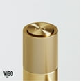 thumbnail image 2 of VIGO Apollo Button Operated Single-Hole Bathroom Faucet in Matte Brushed Gold, 2 of 14