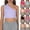 Light Purple, variant on Girls One Shoulder Crop Top Solid Color Ribbed Knit Sleeveless Dance Tops (White, 2-3 Years)