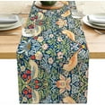 thumbnail image 1 of Table Runner Vintage Linen Table Runners,Long Coffee Dresser Runners for Bedroom, Floral W, 1 of 4
