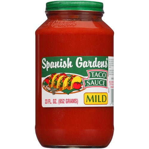 Spanish Gardens Taco Sauce, Mild, 23 Oz