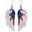 Wing Shape, variant on Gytml Patriotic Acrylic Dangle Drop Earrings, Red White Blue Star Strip Drop Earrings, Multi Shapes Usa Themed Jewelry For Women 4Th Of July Holiday Party Daily Outfit Decor(Flip Flop Shape-2.16")