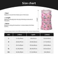 thumbnail image 5 of Hirioo pink Holiday Joy for Women's Workout Tank Top Sleeveless Workout Tops Athletic Gym Shirts-X-Large, 5 of 7