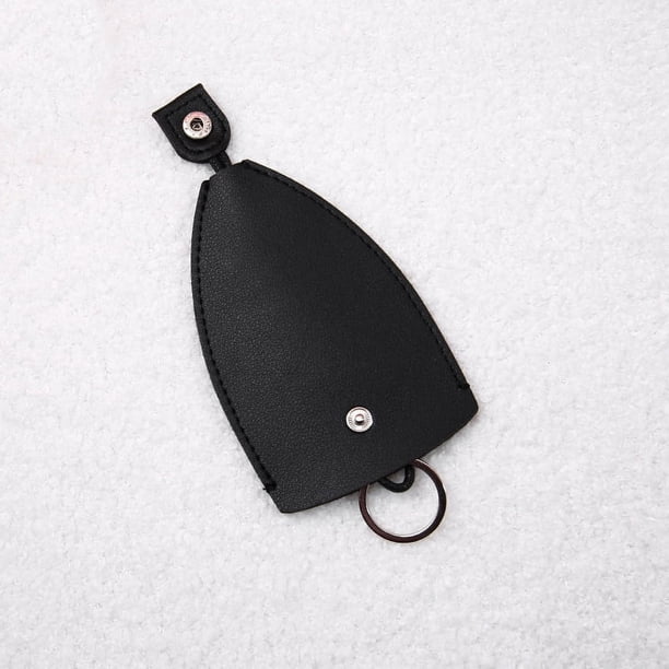 Estuche para llaves extraíble con dibujos animados de corazón de niña, funda protectora creativa de cuero PU para llave de coche, universal