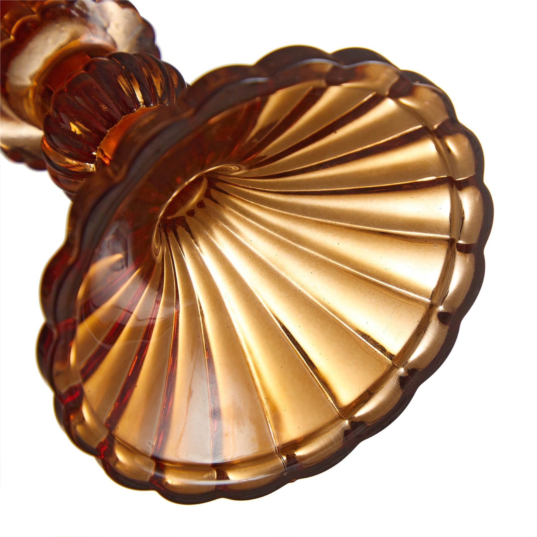 The Pioneer Woman Brown Glass Candleholder, Small