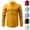 Gold, variant on Dovford Men's Dress Shirts Solid Long Sleeve Stretch Wrinkle-Free Formal Shirt Business Casual Button Down Shirts