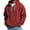 24# Wine, variant on Huankd Waffle Knit Hoodie Men Quarter Zip Casual Long Sleeve Oversized Pullover Sweatshirt with Pocket Soft Athletic Fall Royal Blue S