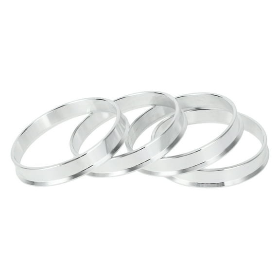 Unique Bargains Hub Centric Rings, 56.1mm ID to 60.1mm OD Vehicle Wheel Hubrings Aluminum Alloy, 4 Pcs
