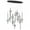 Black Anodized Aluminum, variant on Eurofase Lighting - Barletta - 68W 12 LED Chandelier in Posh & Luxe Modern Style