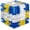 Blue, variant on 3D Rolling Ball Maze Cube, 2.83In Large Labyrinth 3D Puzzle Maze Cubes Stress Relief and Logical Thinking Training Educational Game