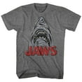 thumbnail image 1 of Jaws Sketchy Shark Graphite Heather Adult T-Shirt 5Xl, 1 of 2