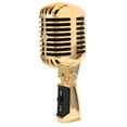 thumbnail image 2 of Professional Wired Vintage Classic Microphone Dynamic Vocal Mic Microphone for Live Performance Karaoke(Gold), 2 of 5
