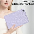 thumbnail image 3 of Case for iPad mini 1/2/3/4/5, Luxury Slim Fit TPU Back Protective Shock-Absorption Corner Protection Lightweight Soft Cover for iPad mini 1/2/3/4/5, Purple, 3 of 7